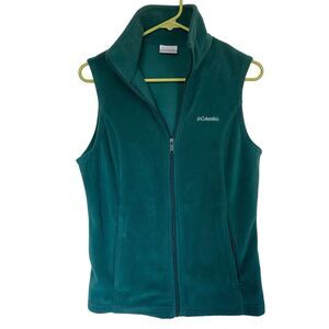 Columbia Fleece Vest Green Size S